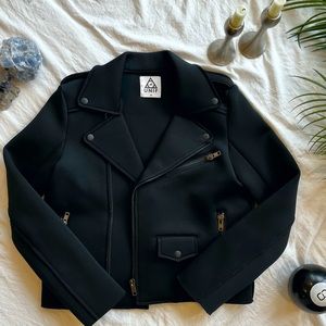 Rare UNIF Neoprene Moto Jacket